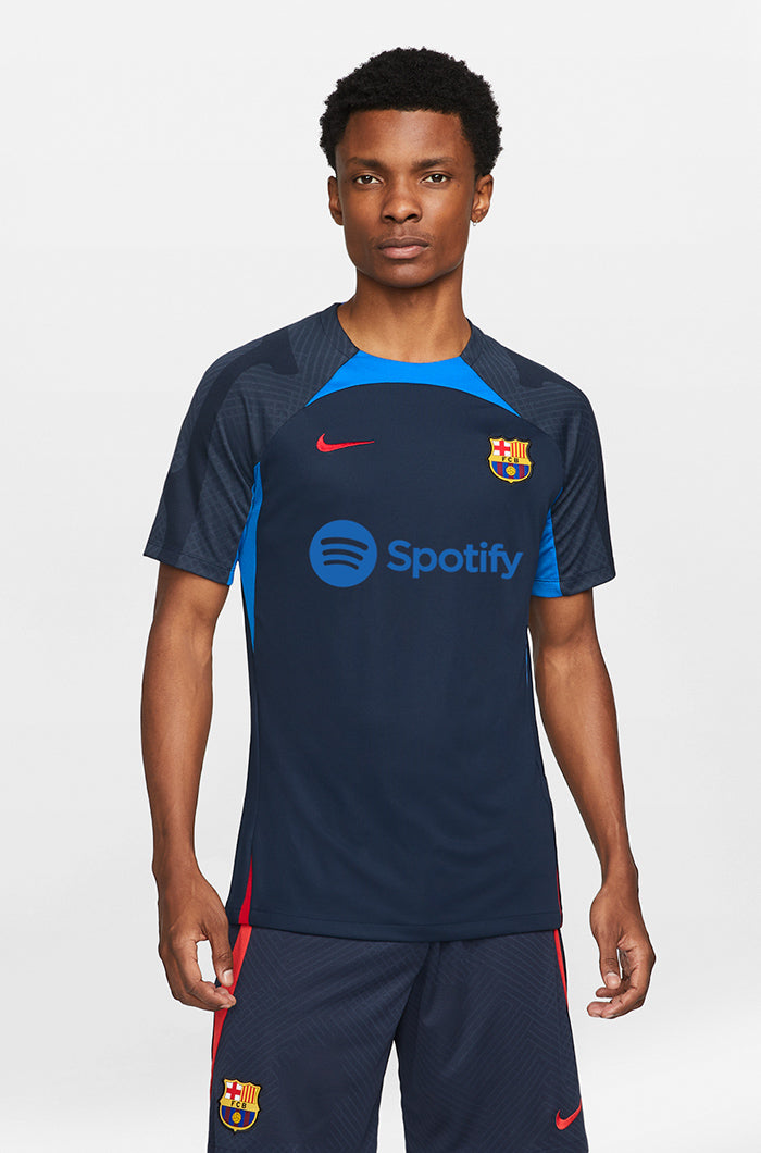 22/23 Barcelona Training navy blue Shirt – Barça Official Store Spotify Camp Nou
