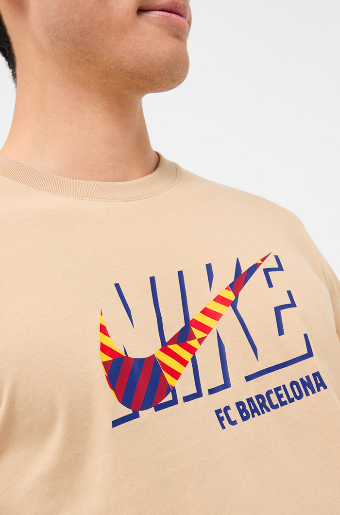 T-shirt beige Barça Nike