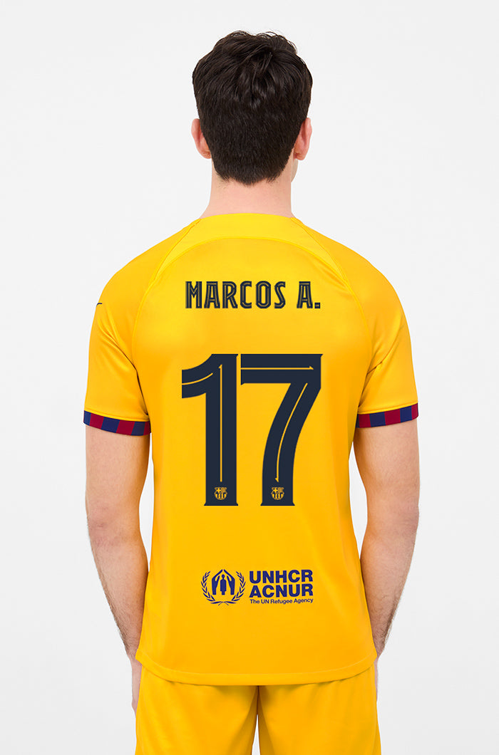 FC Barcelona fourth shirt 22/23 - MARCOS A. – Barça Official Store Spotify  Camp Nou