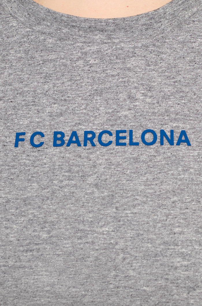 FC Barcelona grey Cropped Shirt