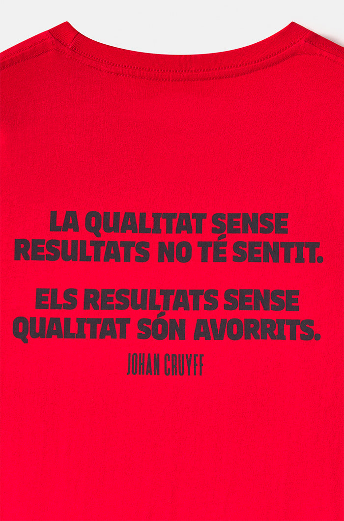 “Gallina de Piel” red Shirt from the Johan Cruyff Collection