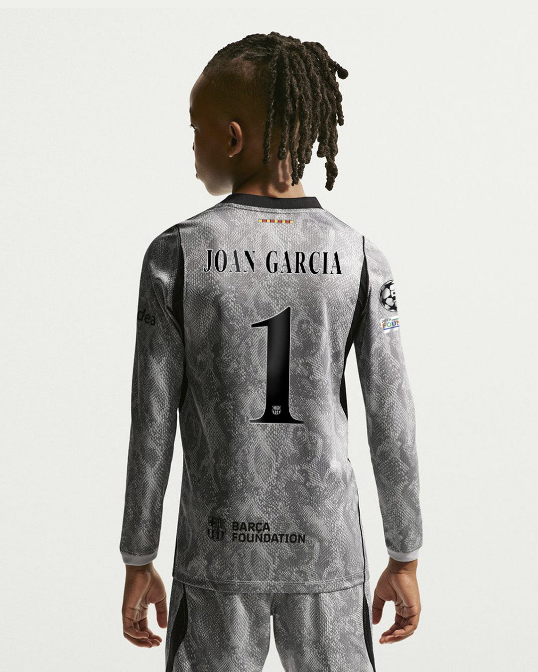 JOAN GARCIA | UCL Junior away goalkeeper jersey 26/27 FC Barcelona x Kobe Bryant