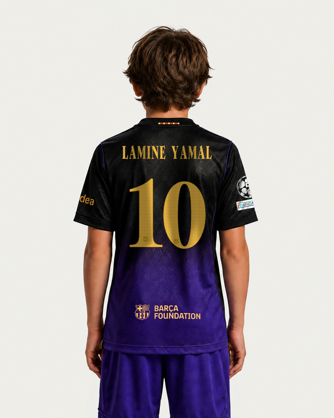 LAMINE YAMAL | UCL Samarreta junior segon equipament 26/27 FC Barcelona x Kobe Bryant