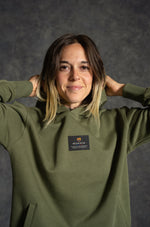 Hoodie khaki Barça - Women