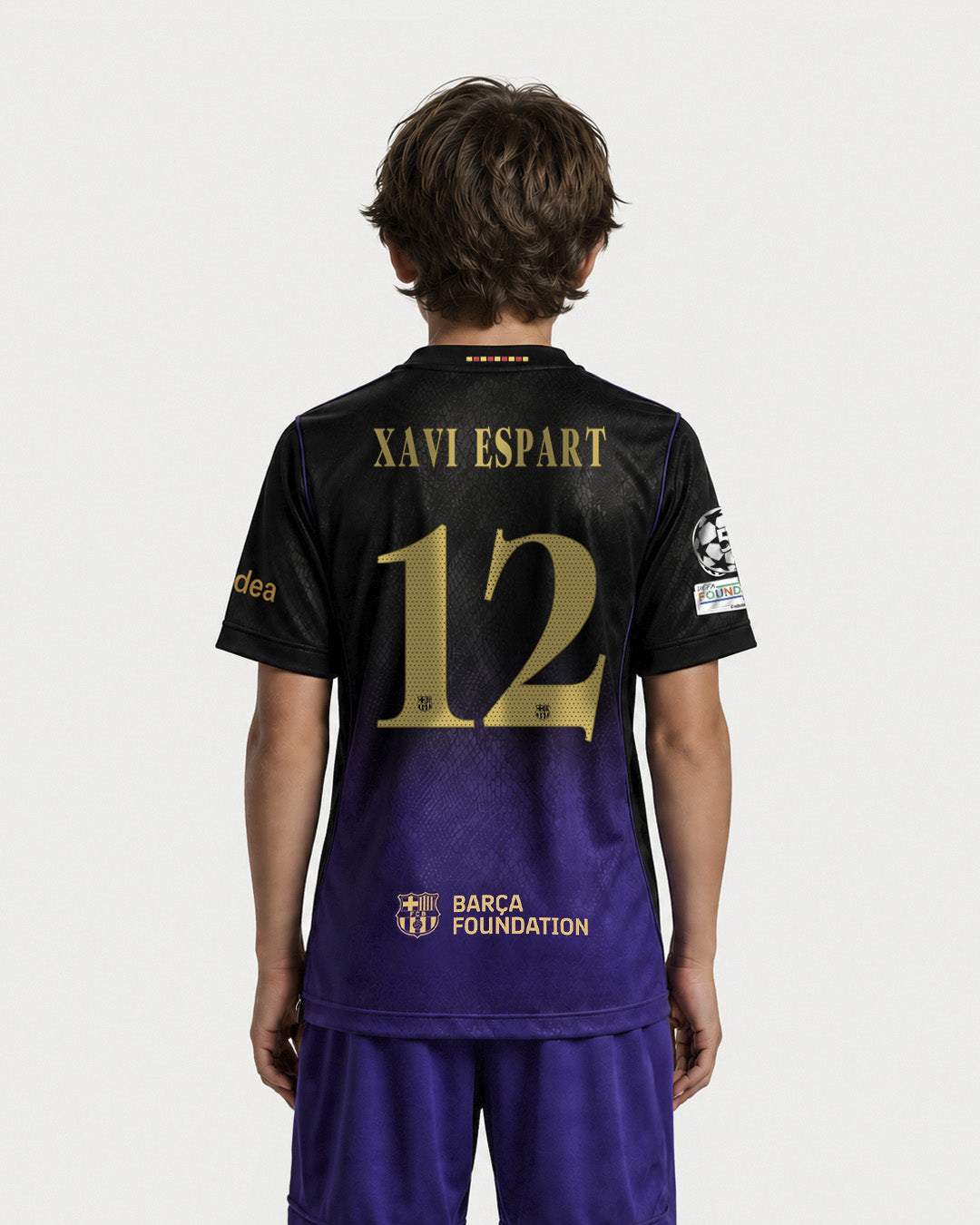 XAVI ESPART | UCL Junior away jersey FC Barcelona x Kobe Bryant 26/27