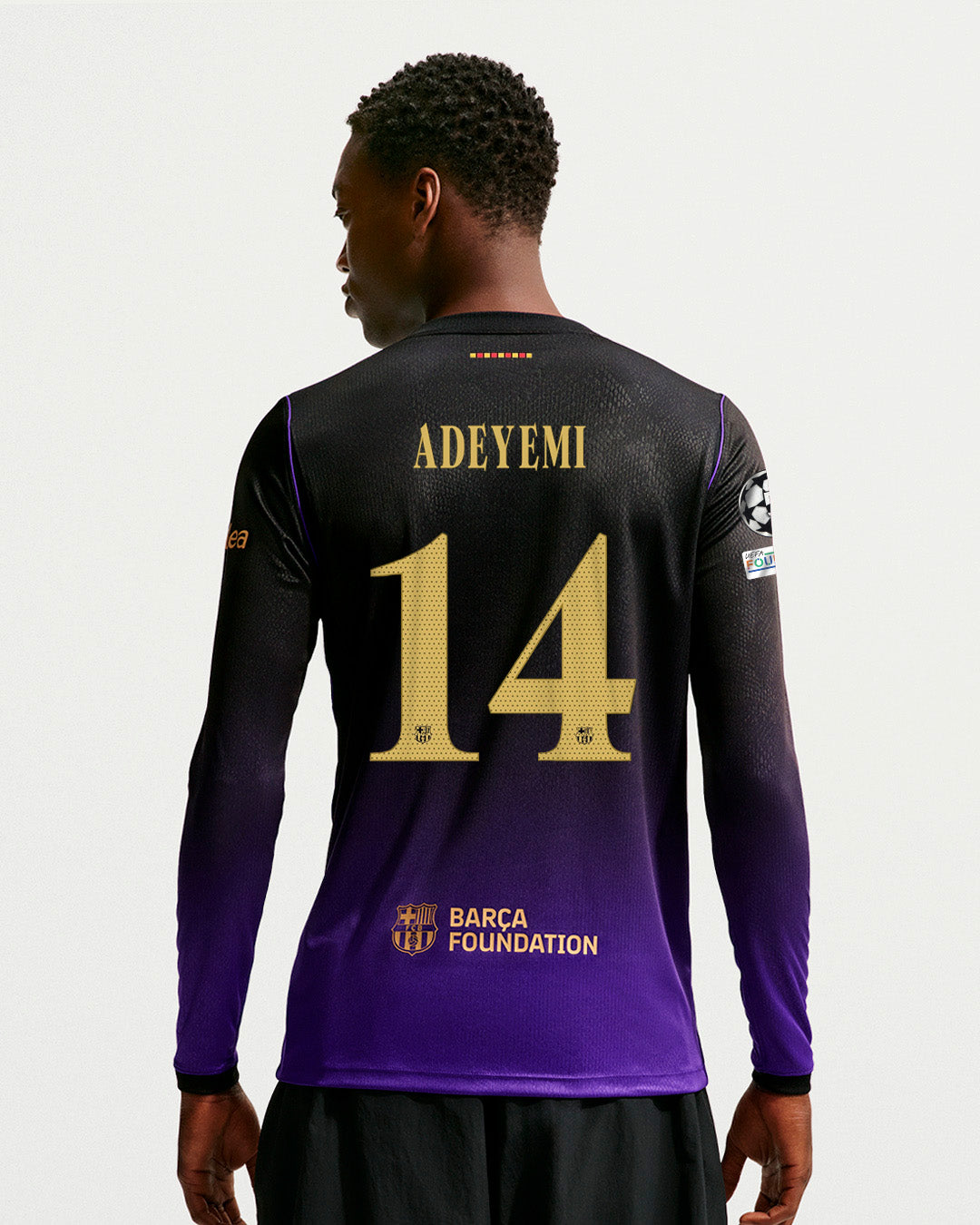 ADEYEMI | UCL Men's away jersey FC Barcelona x Kobe Bryant - Long Sleeve 26/27