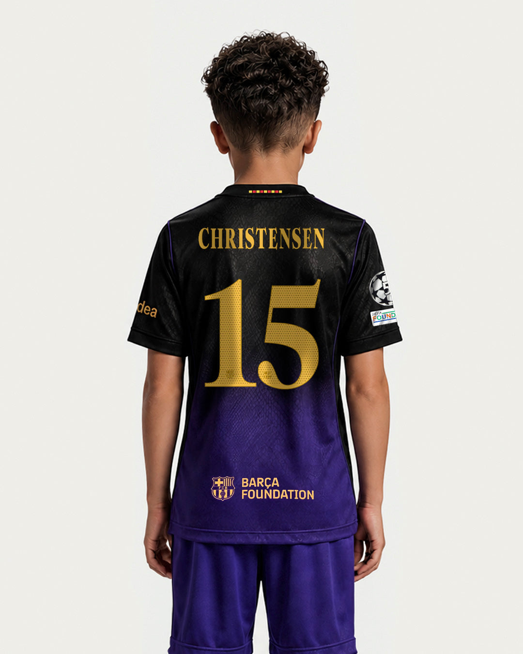 CHRISTENSEN | UCL Camiseta junior segunda equipación 26/27 FC Barcelona x Kobe Bryant
