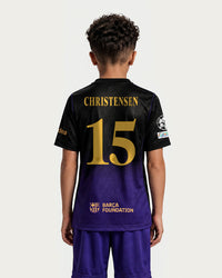 CHRISTENSEN | UCL Maillot extérieur junior 26/27 FC Barcelona x Kobe Bryant