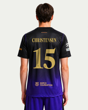 CHRISTENSEN | UCL Camiseta hombre segunda equipación 26/27 FC Barcelona x Kobe Bryant
