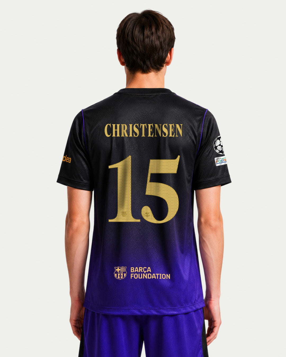CHRISTENSEN | UCL Camiseta hombre segunda equipación 26/27 FC Barcelona x Kobe Bryant