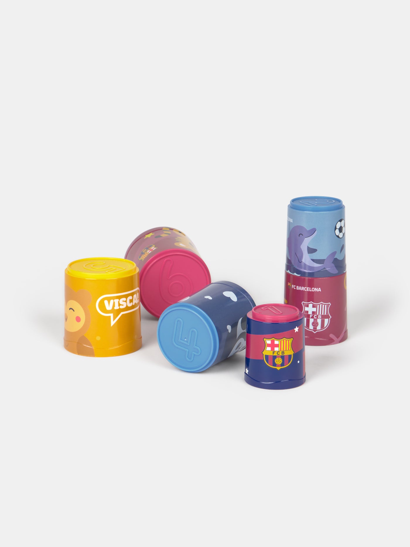 Joc de Cubs Apilables Barça