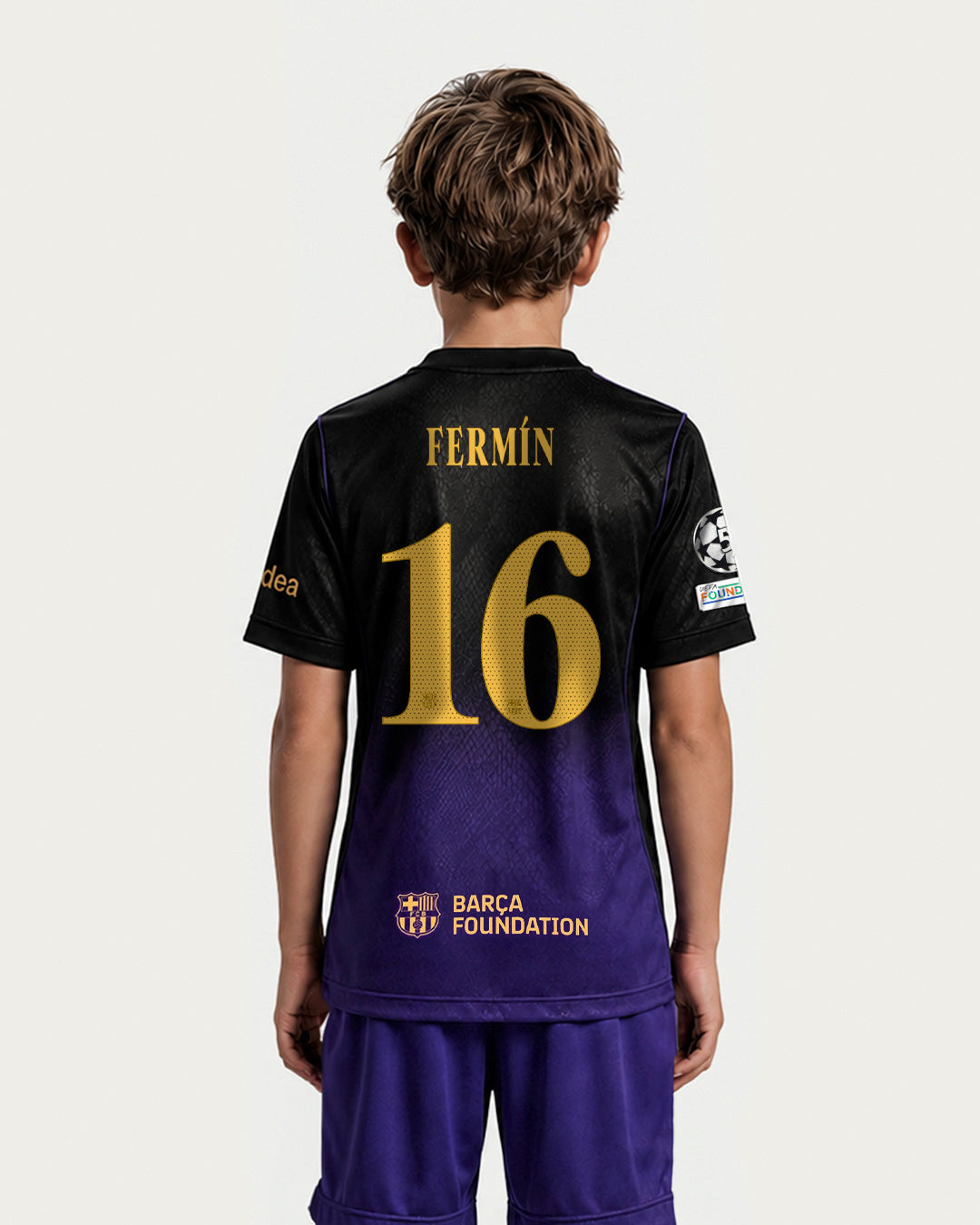 FERMÍN | UCL Maillot extérieur junior 26/27 FC Barcelona x Kobe Bryant