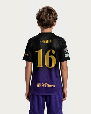 FERMÍN | UCL Camiseta junior segunda equipación 26/27 FC Barcelona x Kobe Bryant