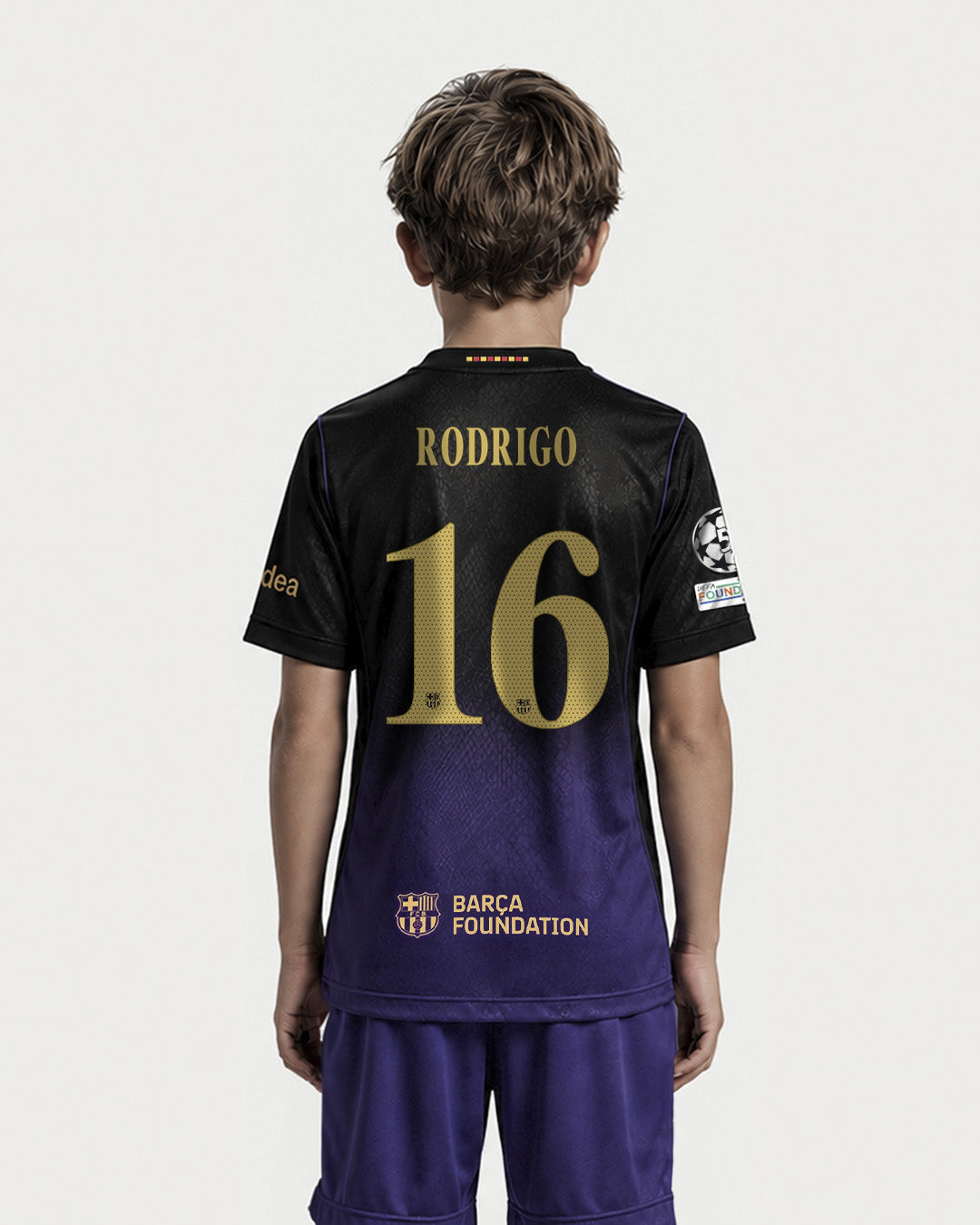 RODRI | UCL Camiseta junior segunda equipación 26/27 FC Barcelona x Kobe Bryant
