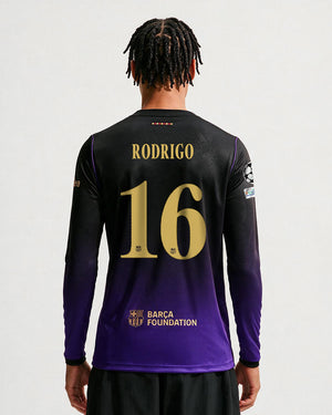 RODRI | UCL Camiseta hombre segunda equipación FC Barcelona x Kobe Bryant 26/27 - Long Sleeve