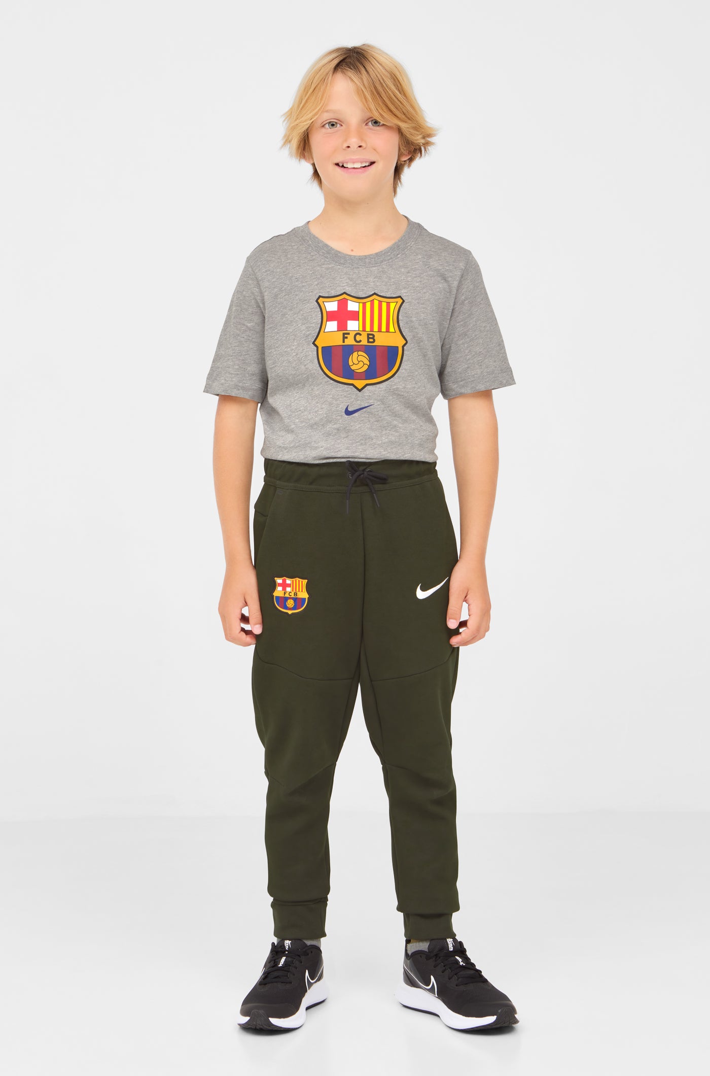 Pantalon vert Barça Nike - Junior