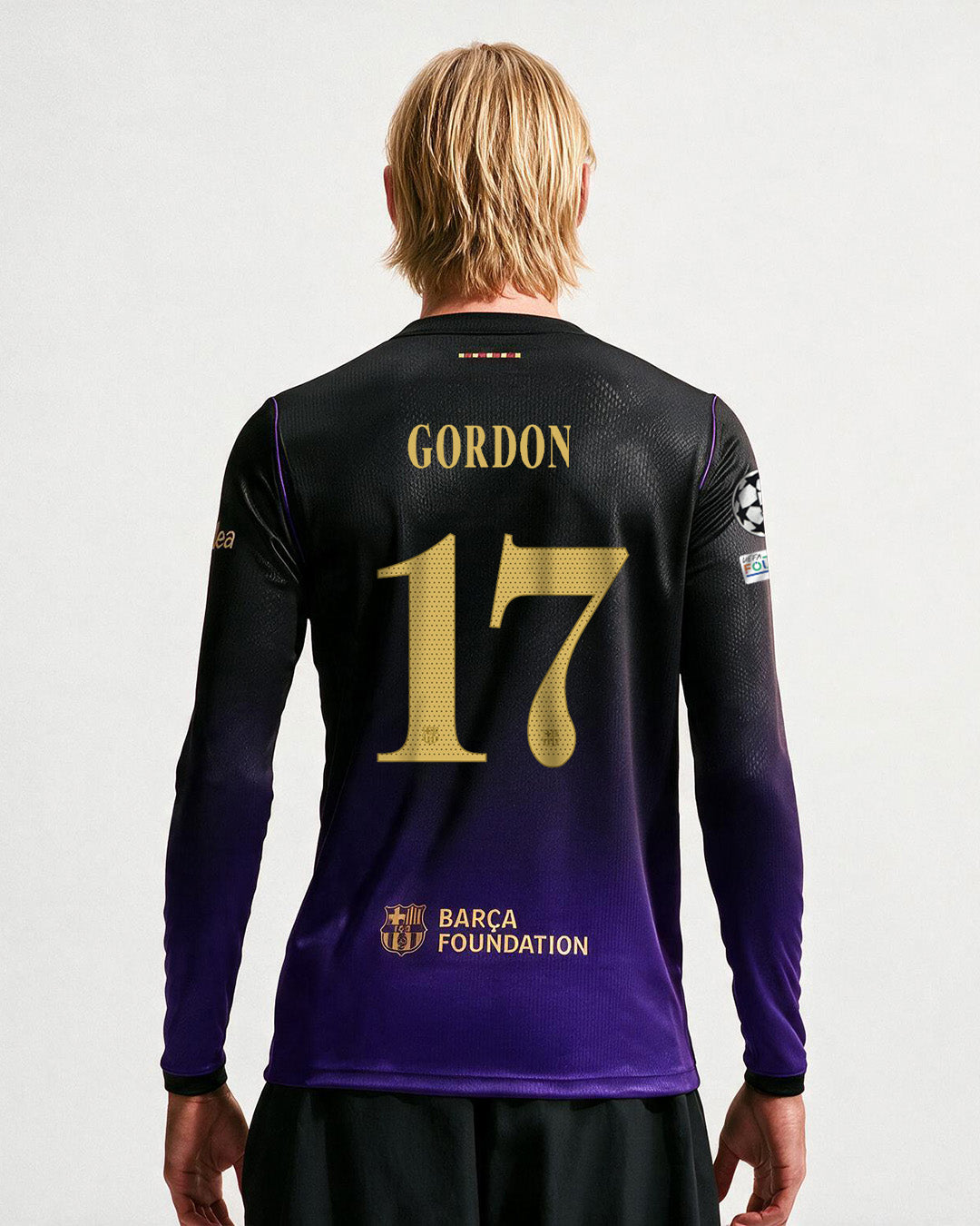 GORDON | UCL Mens away jersey FC Barcelona x Kobe Bryant 26/27 - Long Sleeve