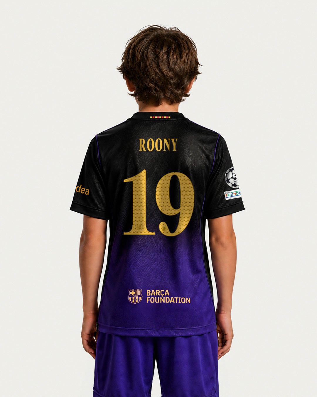 ROONY | UCL Samarreta junior segon equipament 26/27 FC Barcelona x Kobe Bryant