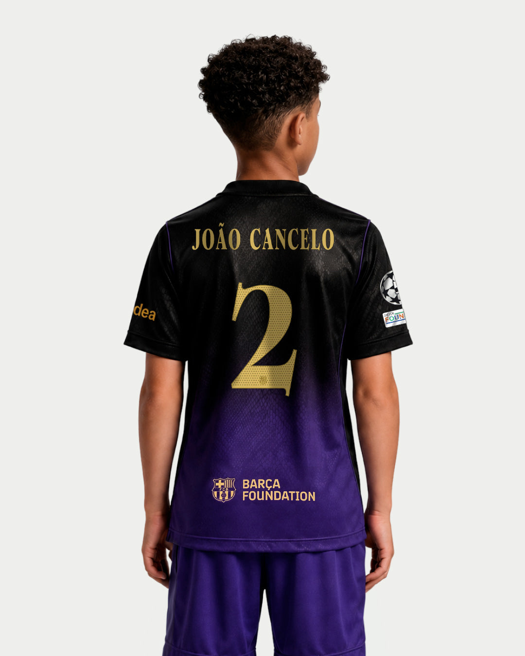 JOÃO CANCELO | UCL Camiseta junior segunda equipación 26/27 FC Barcelona x Kobe Bryant