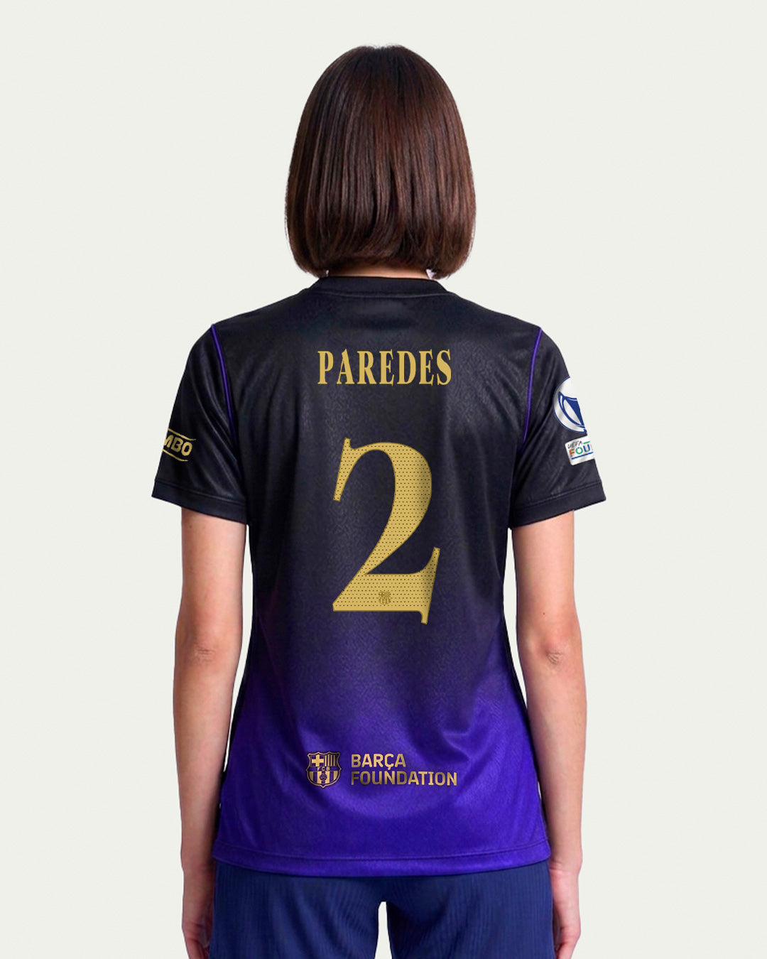 PAREDES | UWCL Camiseta mujer segunda equipación 26/27 FC Barcelona x Kobe Bryant