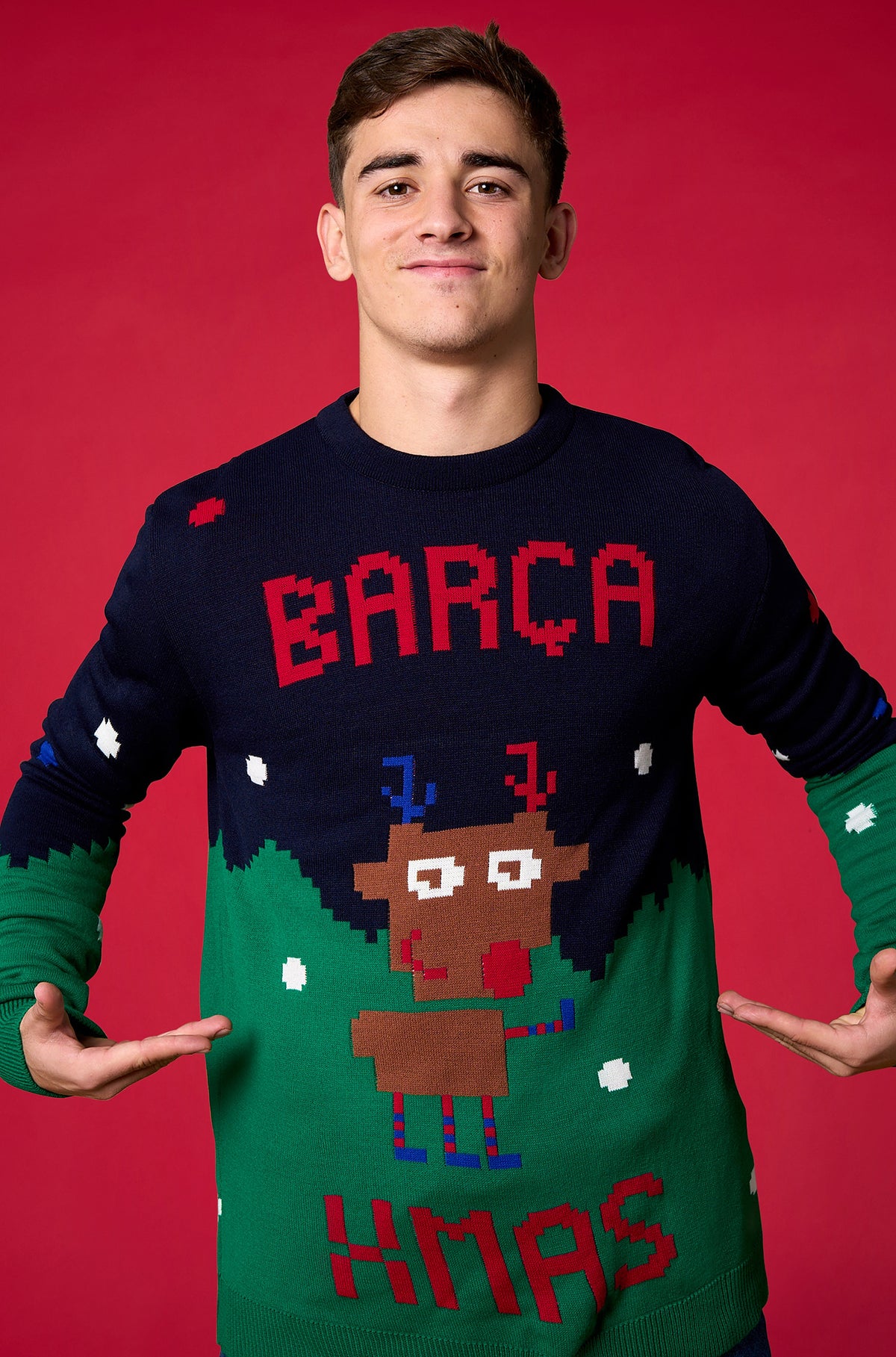 Jersey navidad reno FC Barcelona 