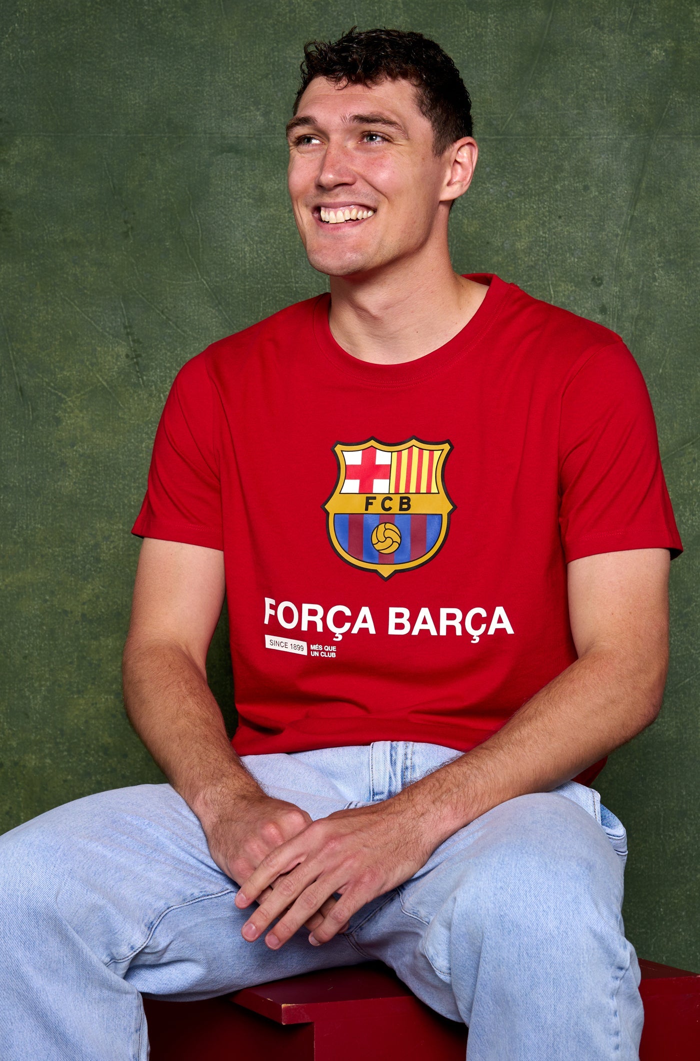 Camiseta roja Força Barça