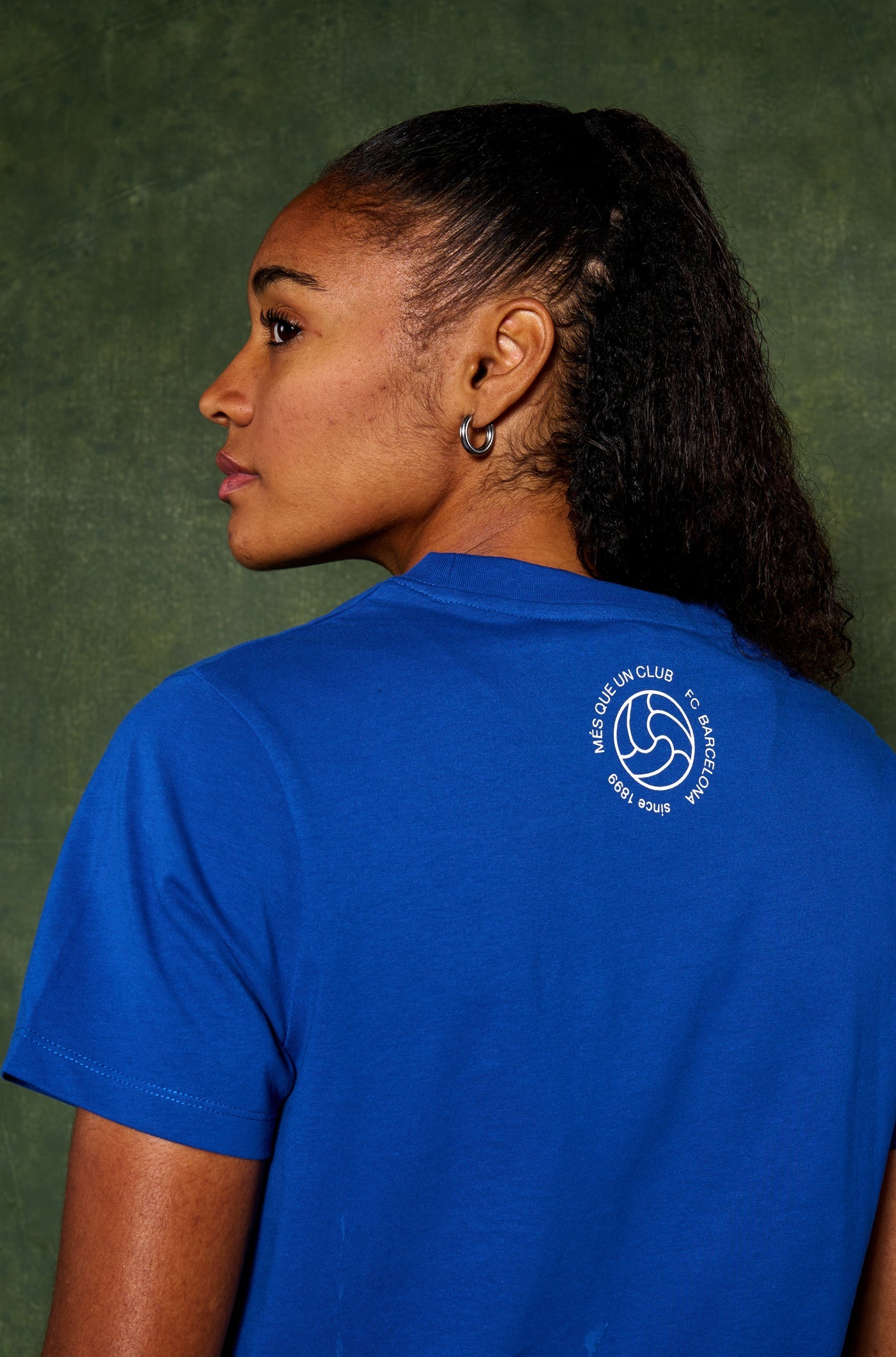 T-shirt blue Força Barça