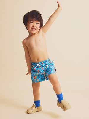 Bañador Azul Squad Barça - Niño/a