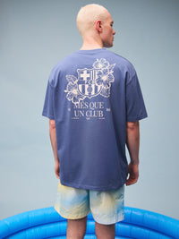 T-shirt Blue Flower Beachclub Barça