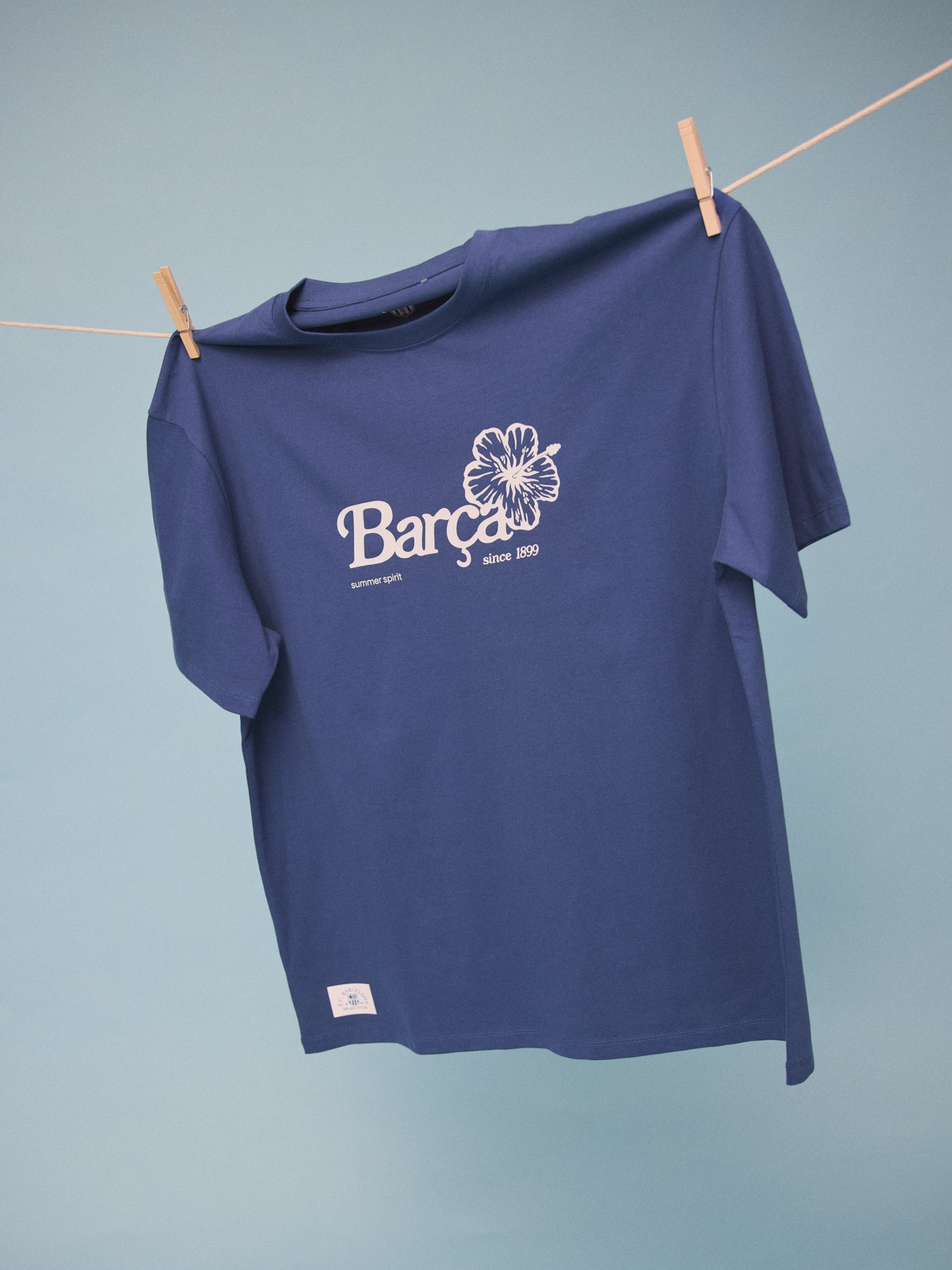 T-shirt Blue Flower Beachclub Barça
