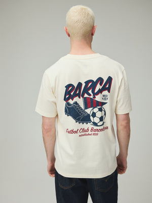 Camiseta color crudo Barça Core