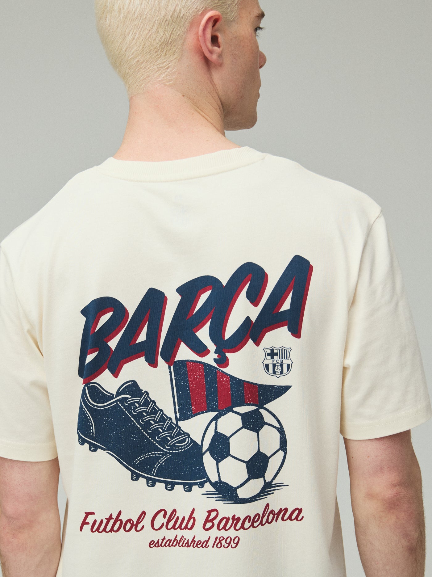 Camiseta color crudo Barça Core