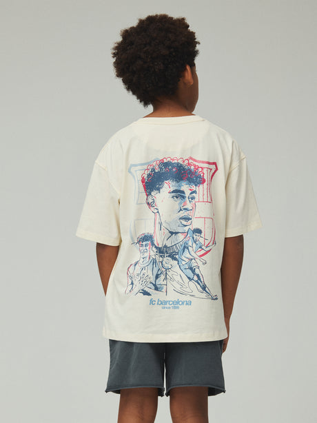 T-shirt Graphique Lamine Yamal Barça - Enfant