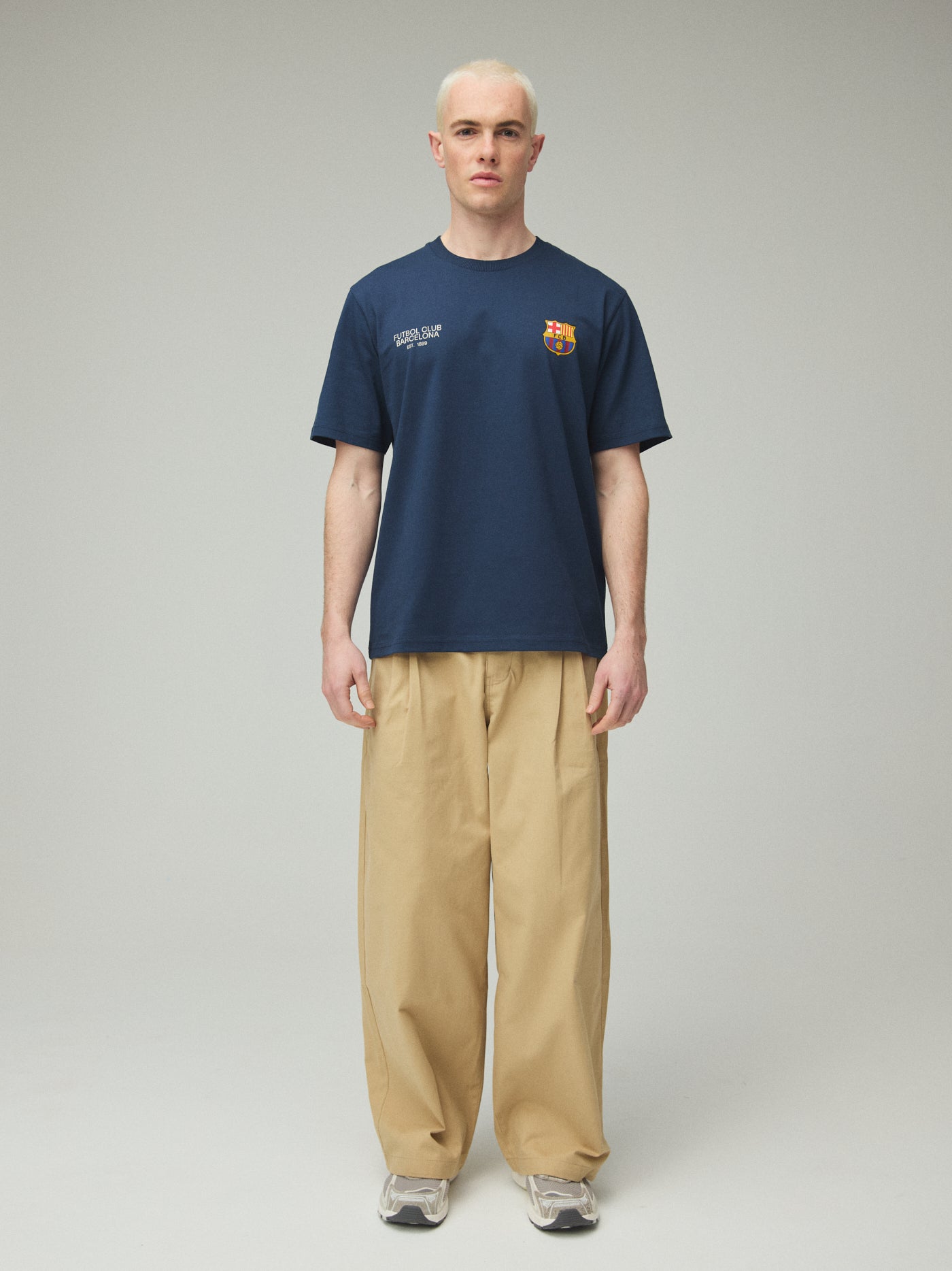 Camiseta azul marino Barça Core Anthem