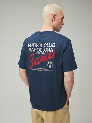 Camiseta azul marino Barça Core Anthem