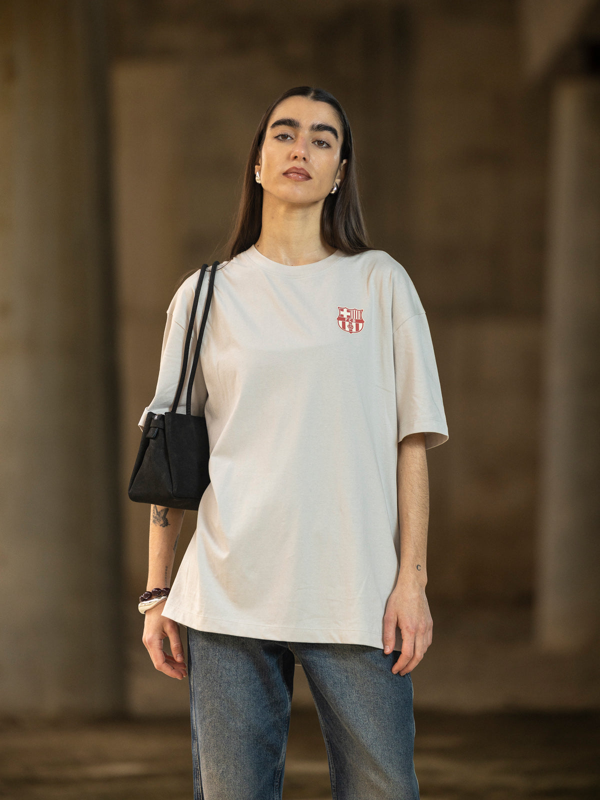 Tee Grey Light Aftermatch Barça