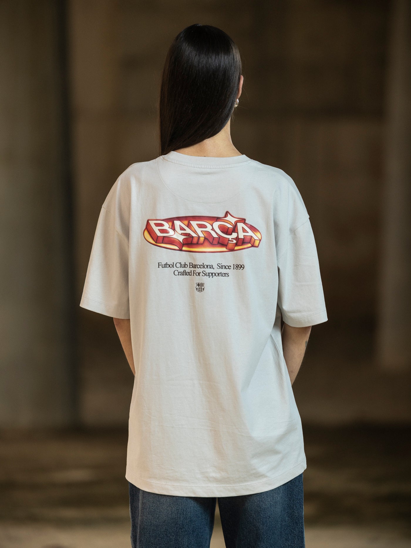 Tee Grey Light Aftermatch Barça