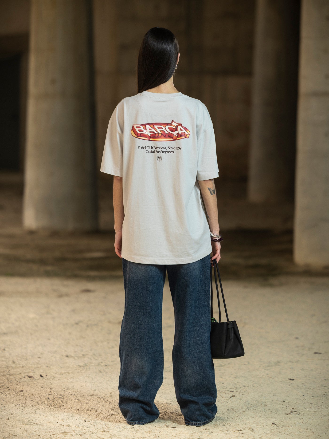 Tee Grey Light Aftermatch Barça