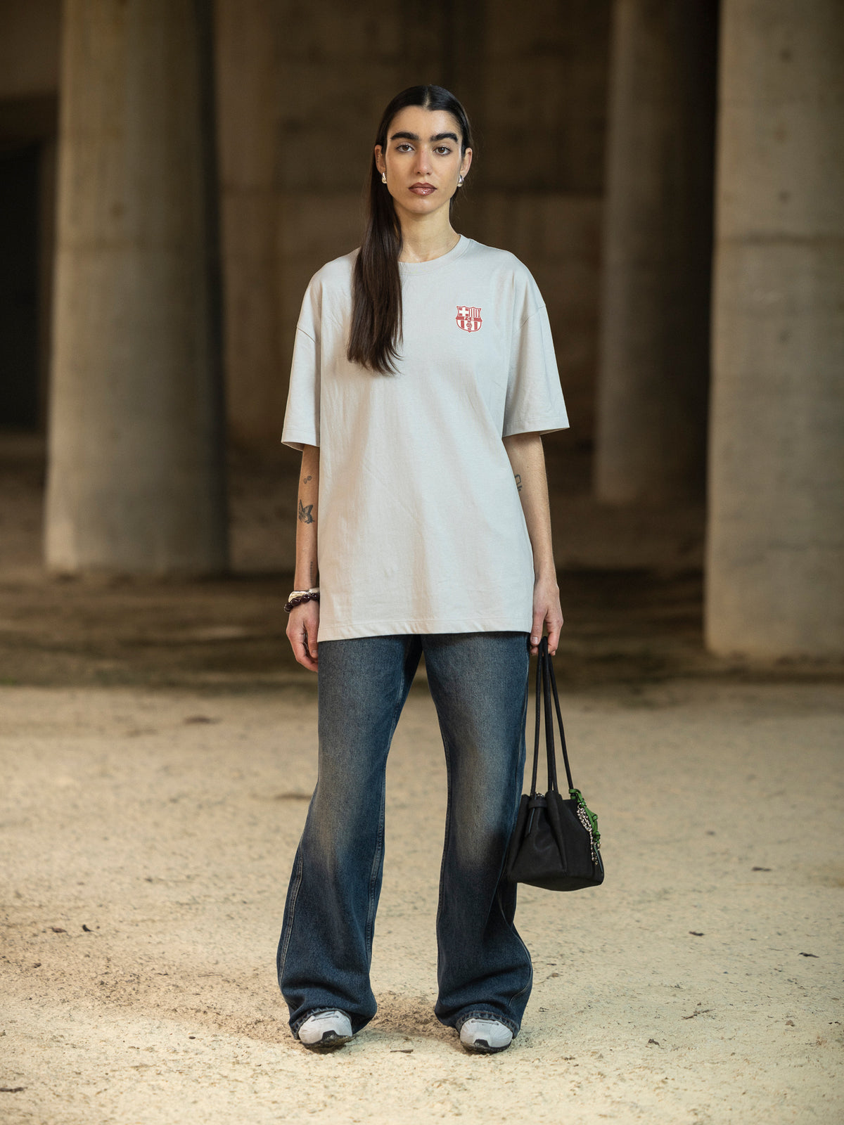 Tee Grey Light Aftermatch Barça