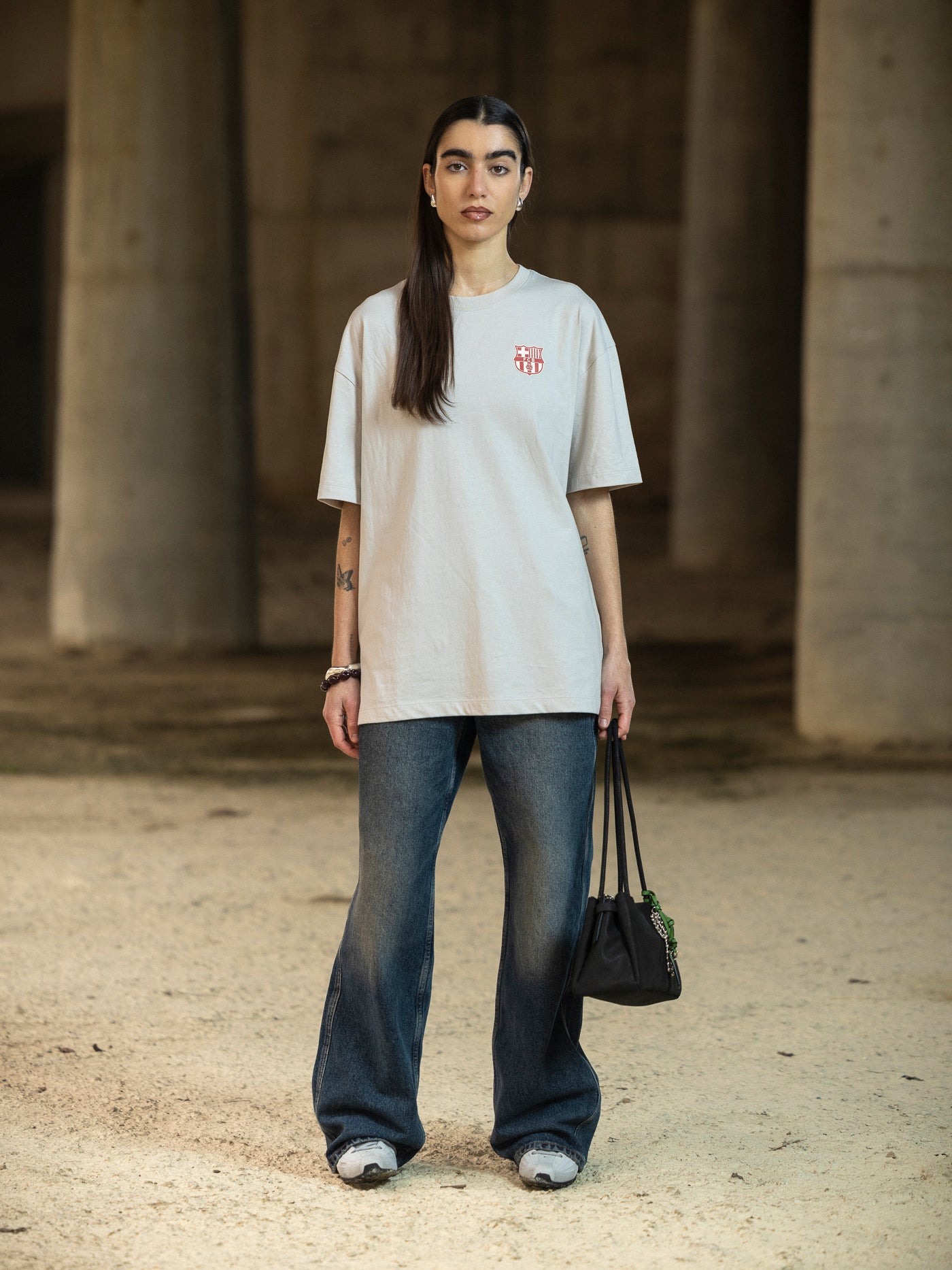 Tee Grey Light Aftermatch Barça