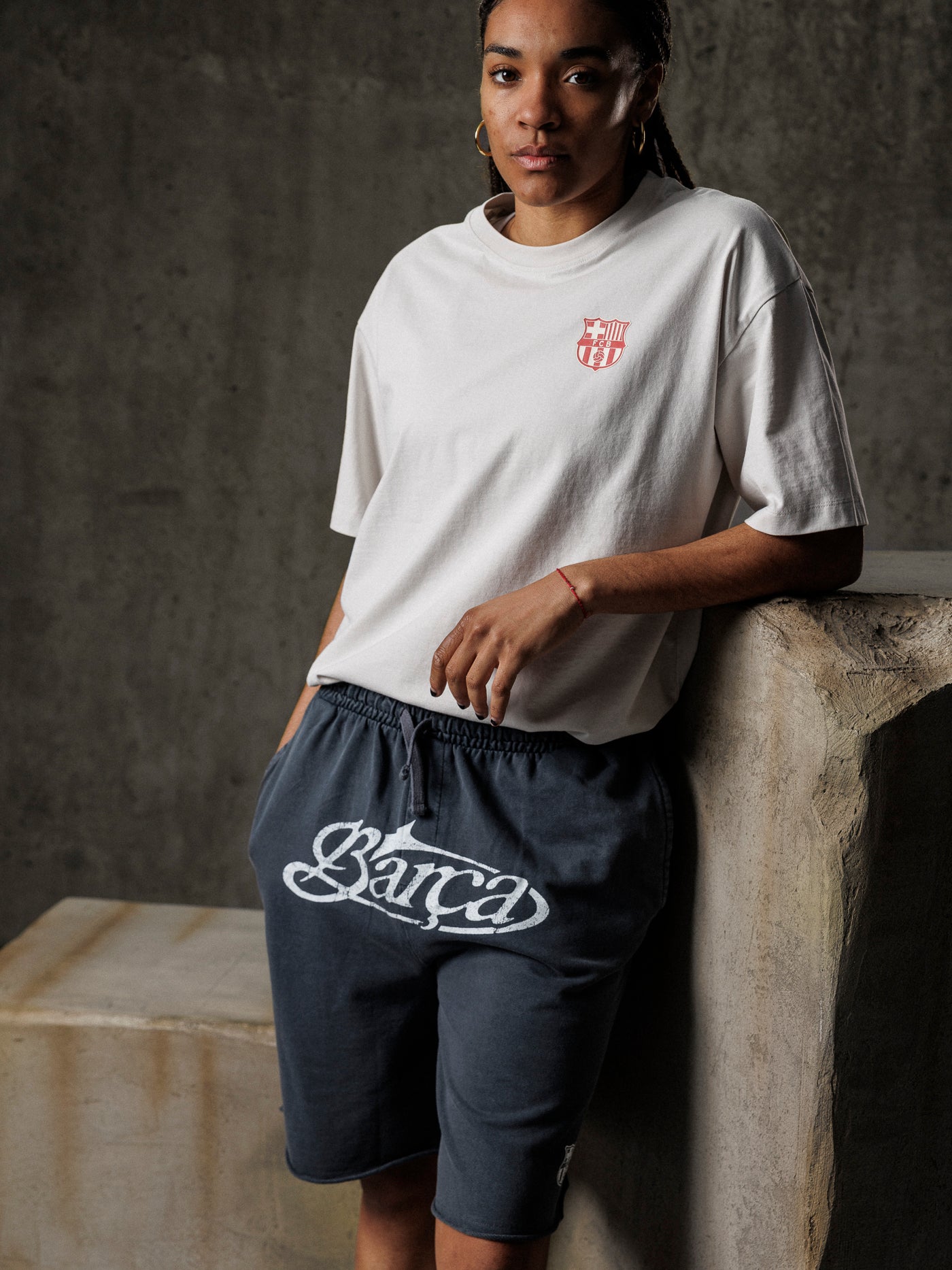 Tee Grey Light Aftermatch Barça