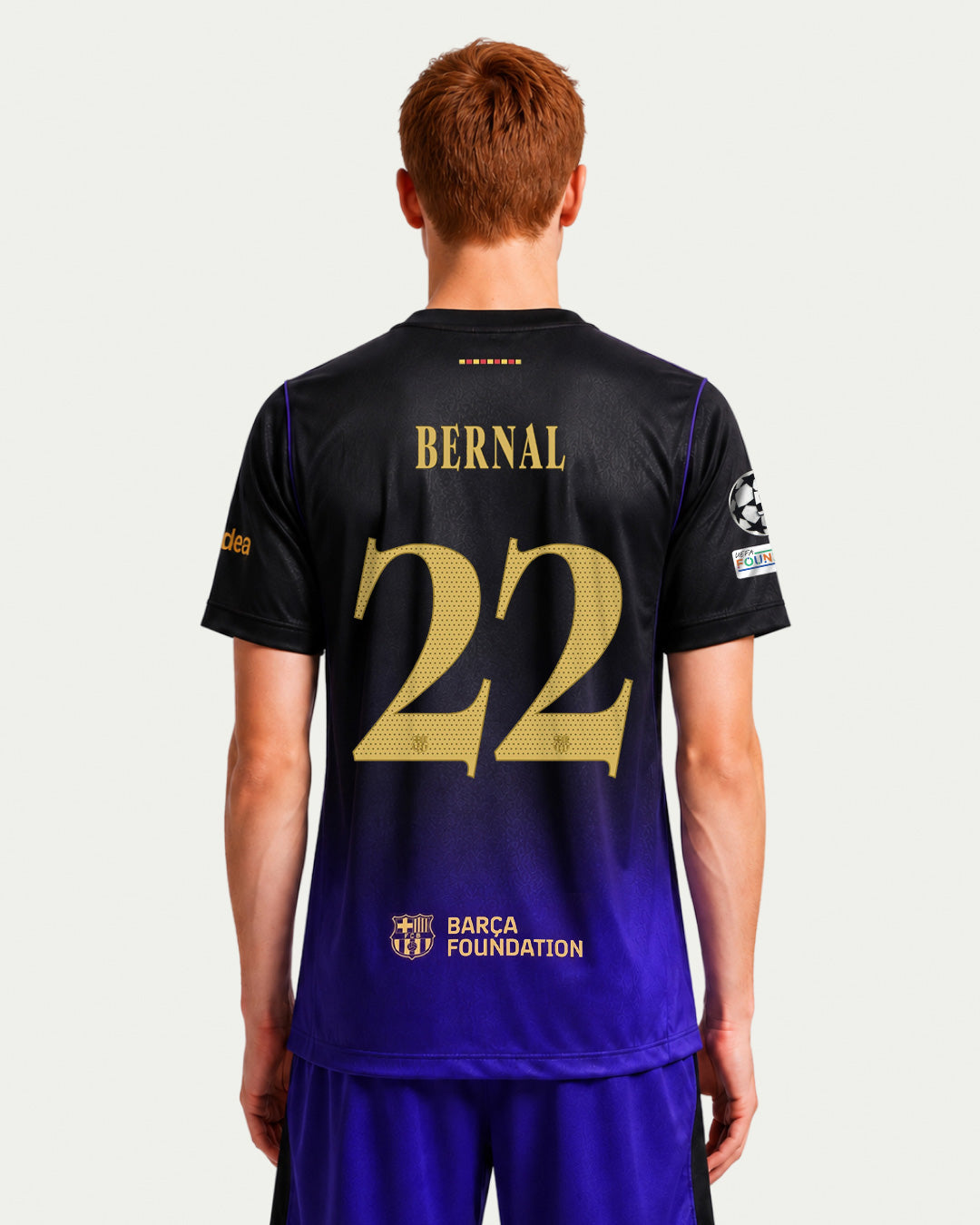 MARC BERNAL | UCL Camiseta hombre segunda equipación 26/27 FC Barcelona x Kobe Bryant