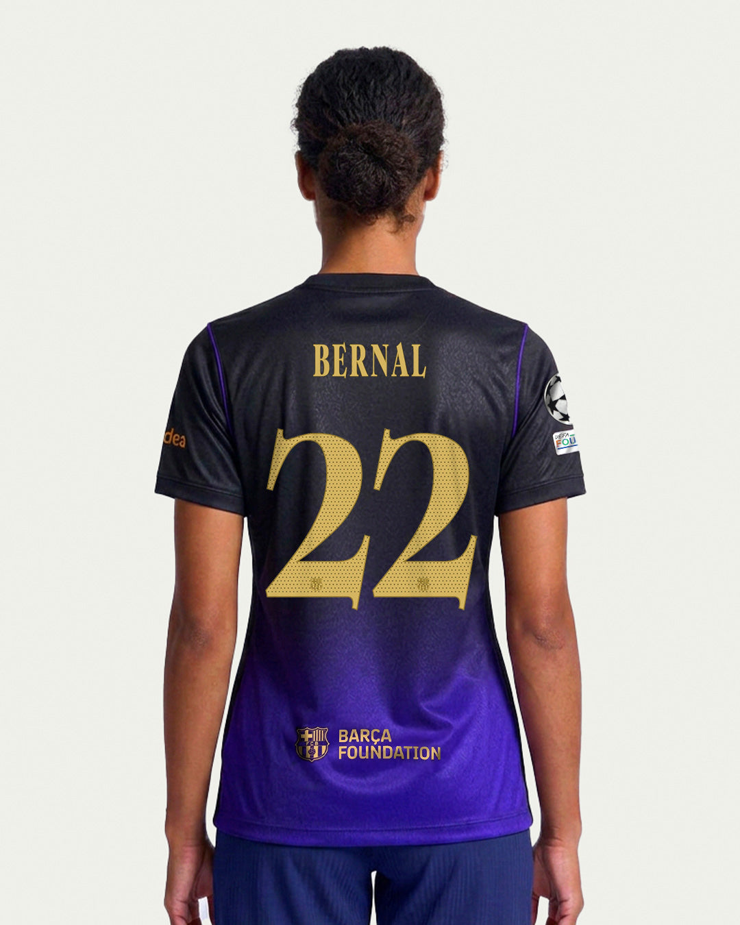 MARC BERNAL | UCL Camiseta mujer segunda equipación 26/27 FC Barcelona x Kobe Bryant