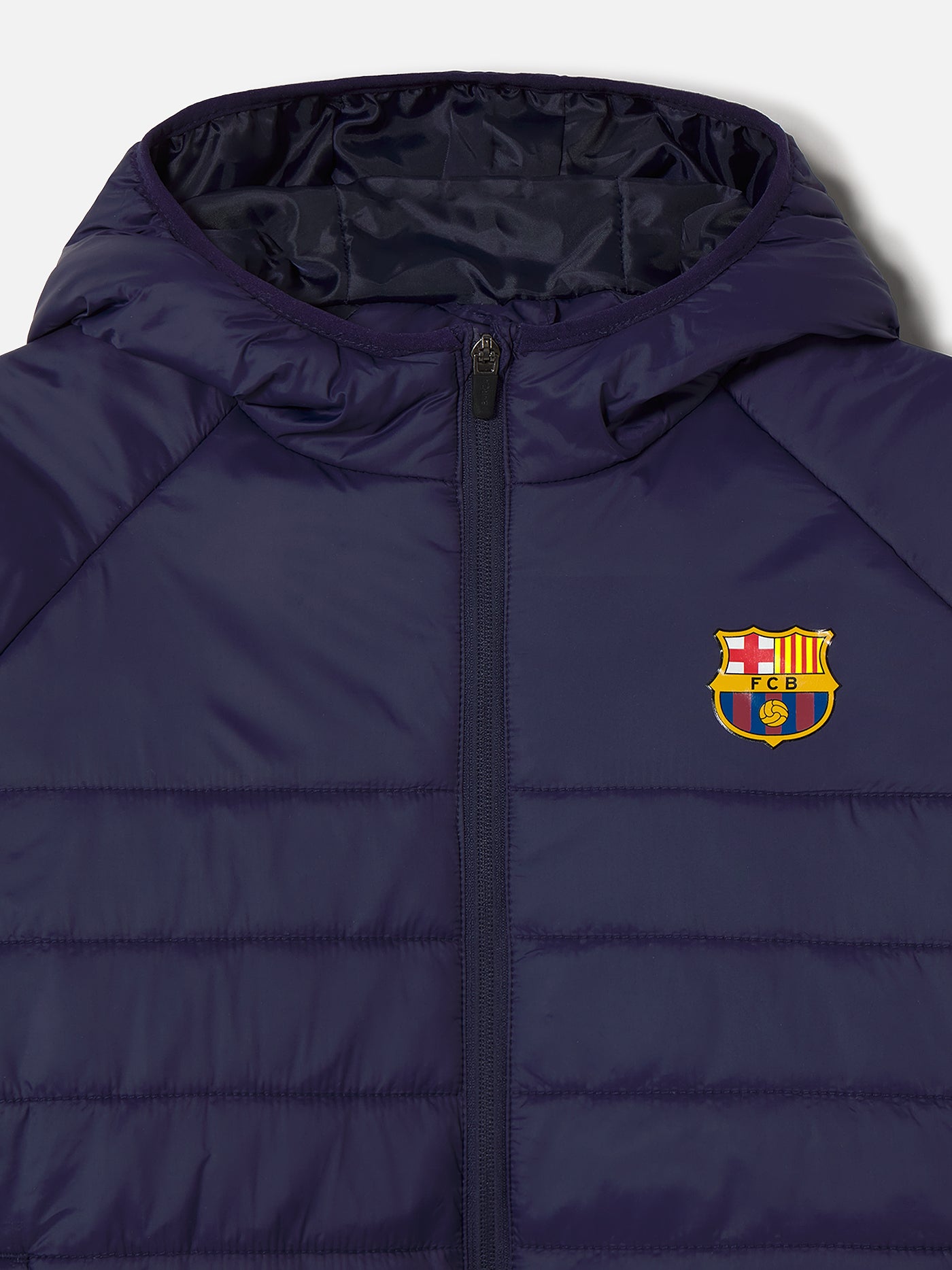 Veste à capuche marine Barça - Femme