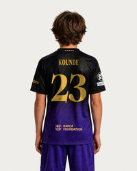 KOUNDE | UCL Maillot extérieur junior 26/27 FC Barcelona x Kobe Bryant