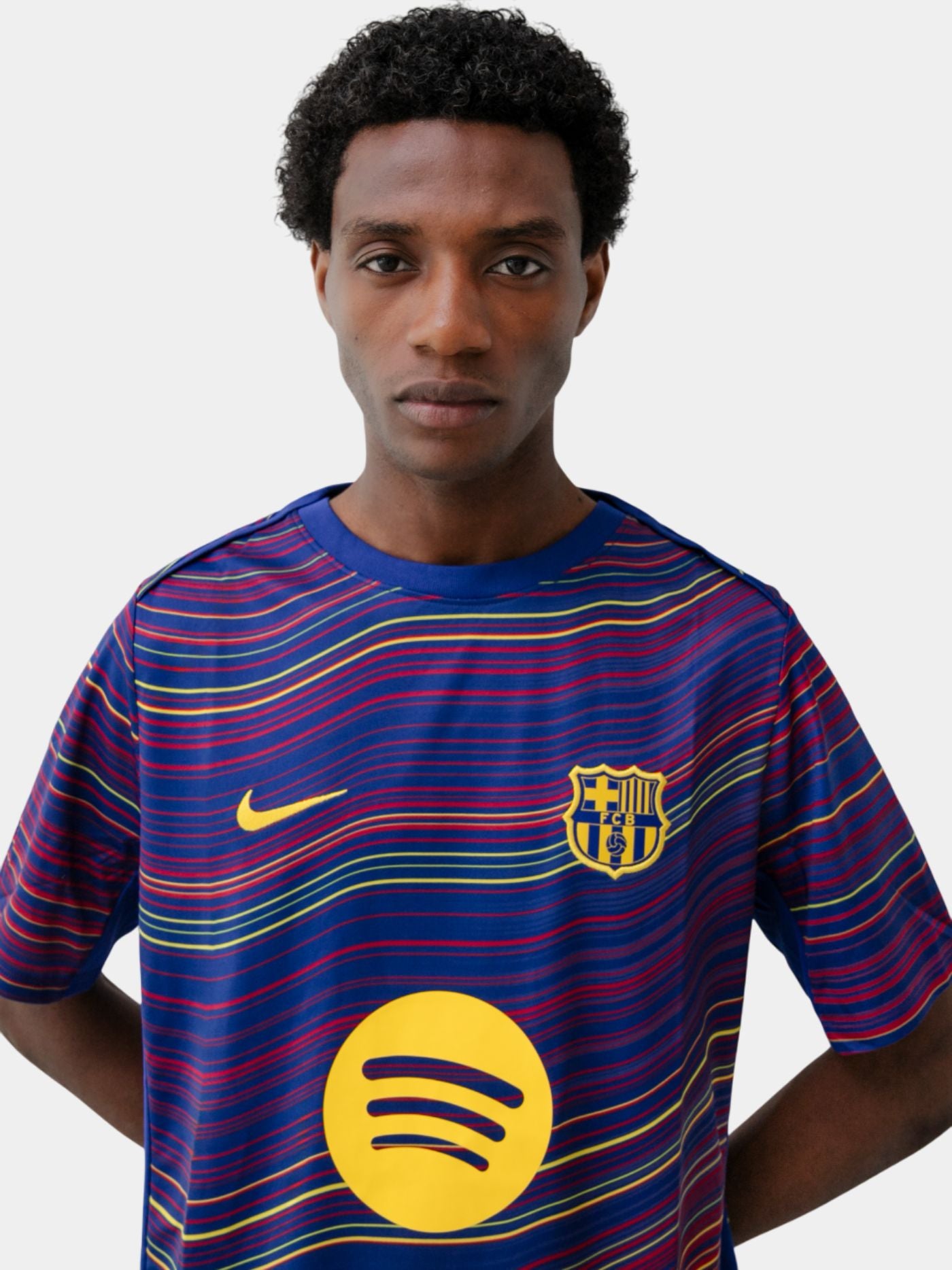 barcelona pre match shirt