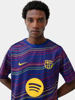 Maillot d'avant-match du FC Barcelona 25/26
