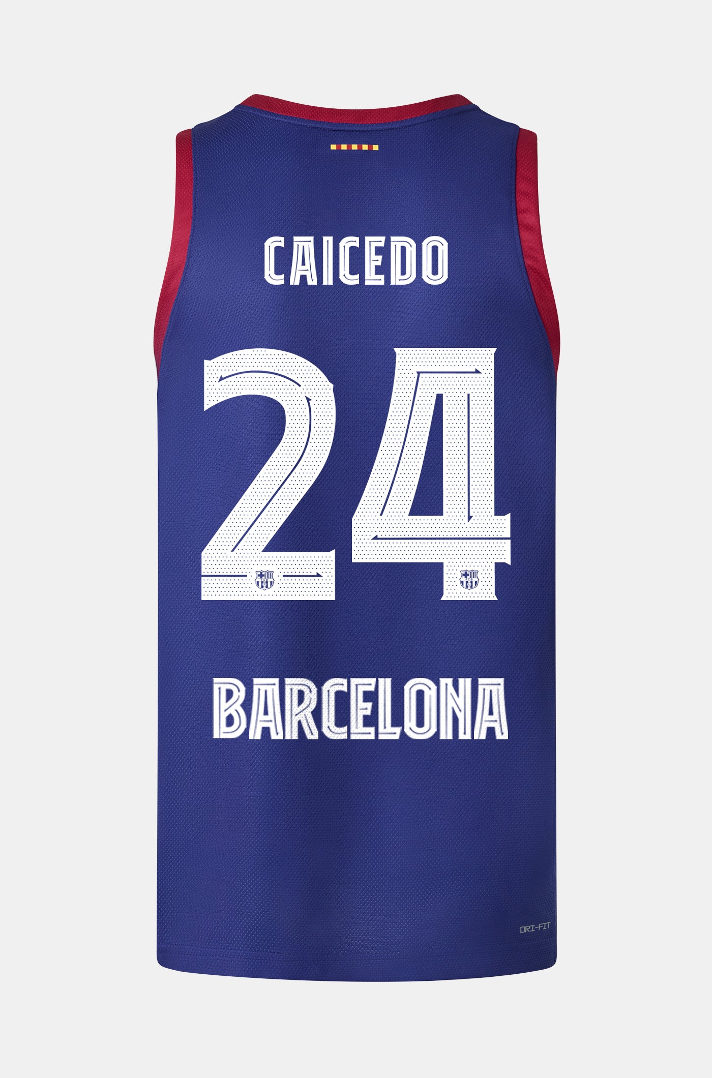 Euroleague FC Barcelona home basketball shirt 23/24 - CAICEDO