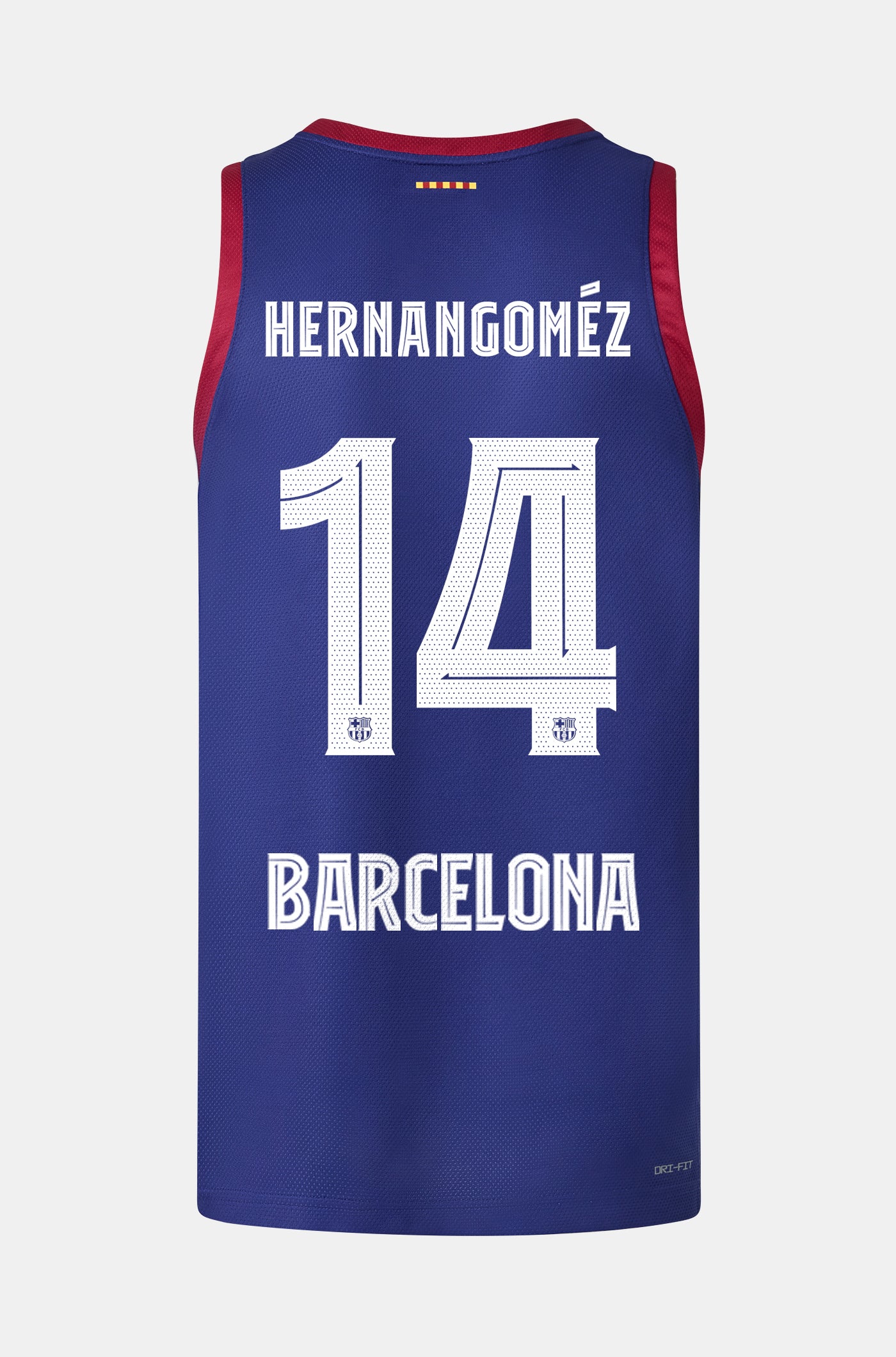 Euroleague FC Barcelona home basketball shirt 23/24 - HERNANGÓMEZ