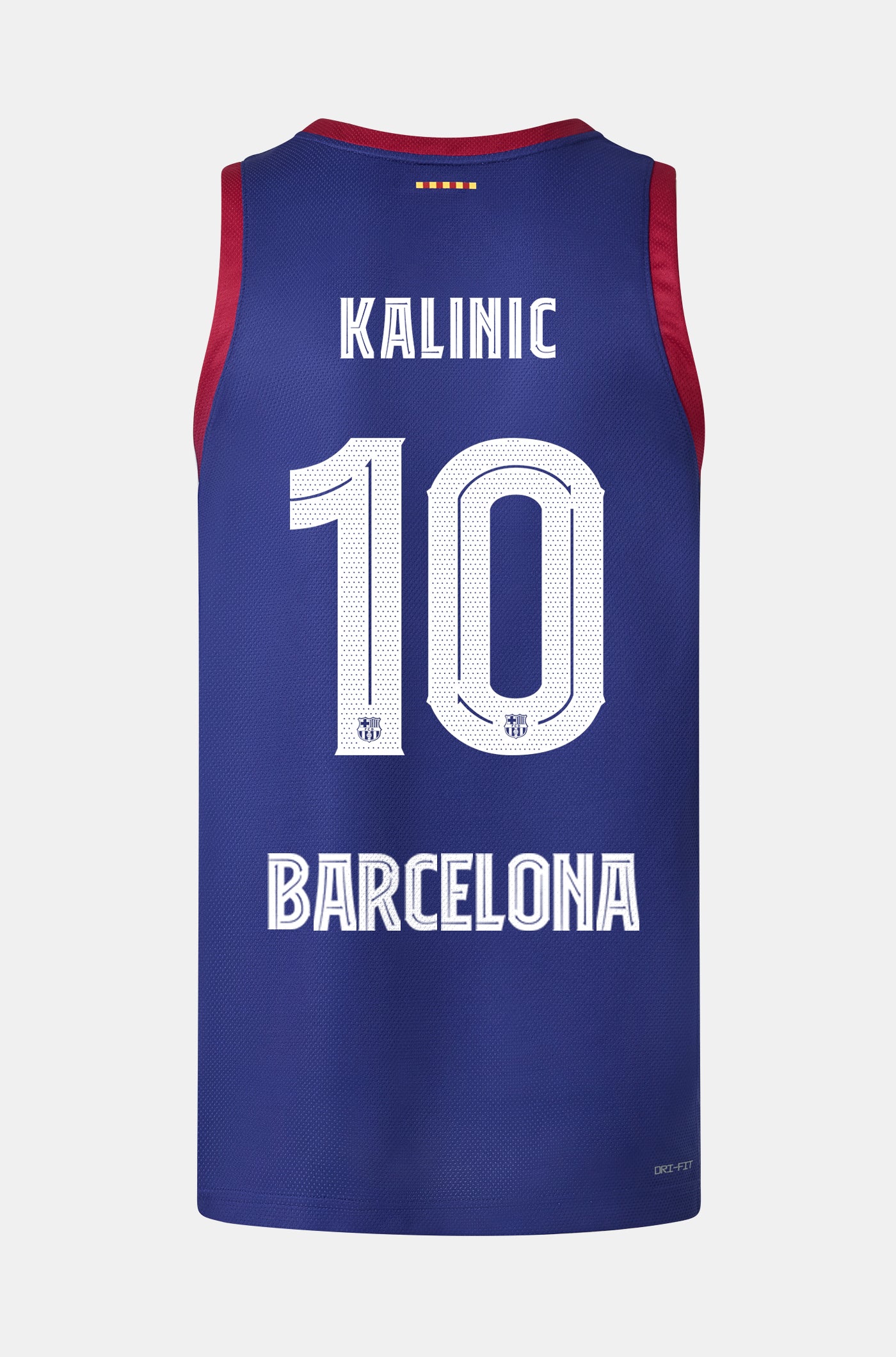 Euroleague FC Barcelona home basketball shirt 23/24 - KALINIC